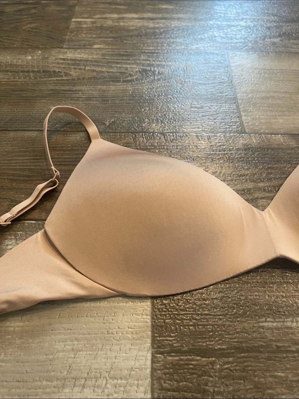 NWT skims wireless form push up plunge bra in color clay 32DD - Picture 10 of 10